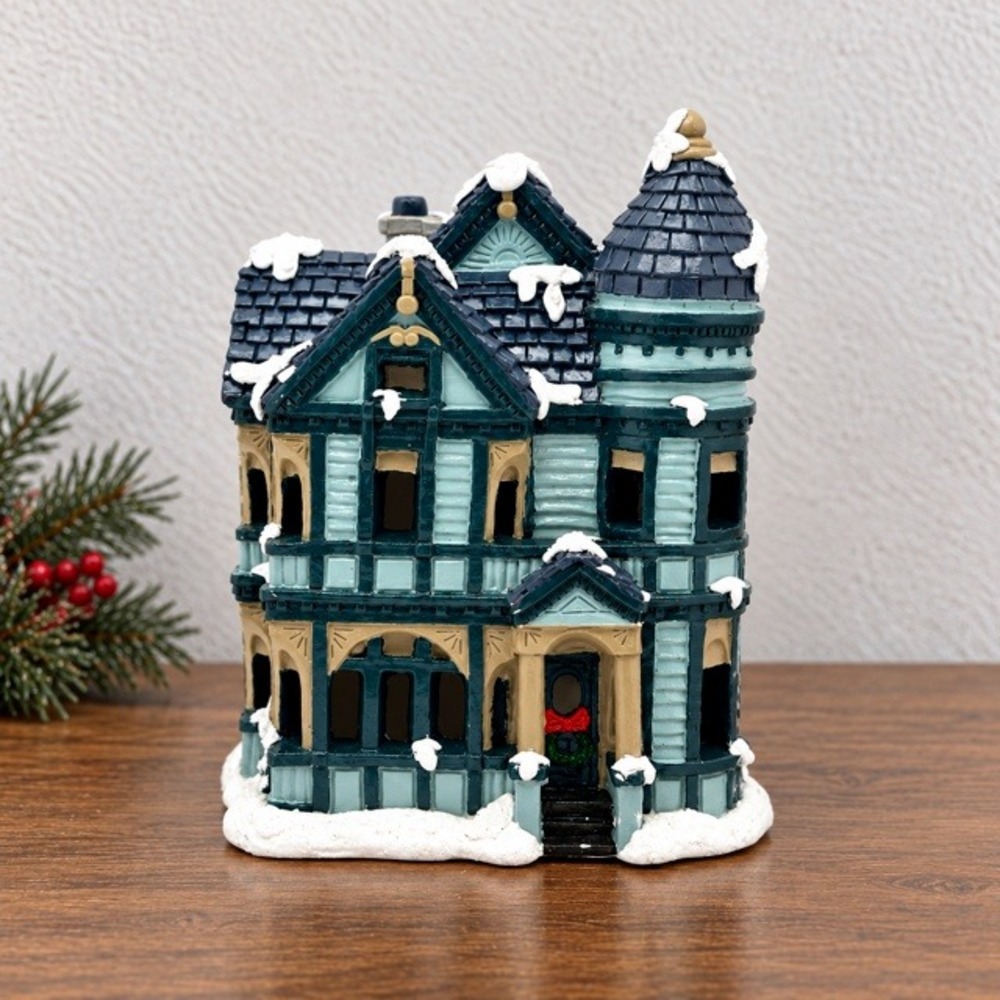 Vintage California Creations Queen Ann House SE179 Christmas Village Painted
